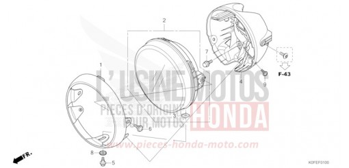 HEADLIGHT Z125MAS de 2025