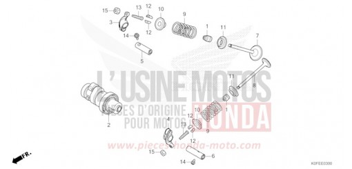 CAMSHAFT/VALVE Z125MAS de 2025