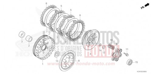 CLUTCH ST125AS de 2025