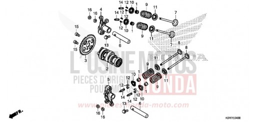 CAMSHAFT/VALVE SH125AD2N de 2022