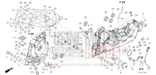 CRANKCASE NSS350AST de 2026