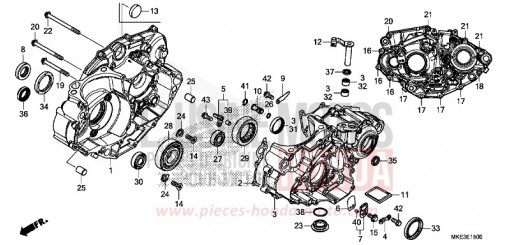 CRANKCASE CRF450RXH de 2017