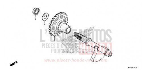 BILANCIERE CRF450RXJ di 2018
