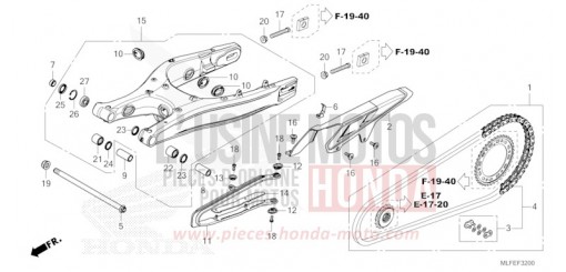 SWINGARM NT1100DT de 2026