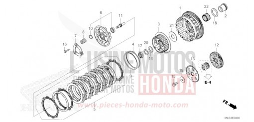 CLUTCH CB750ACT de 2026