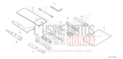 TOOL CBR650RACR de 2024