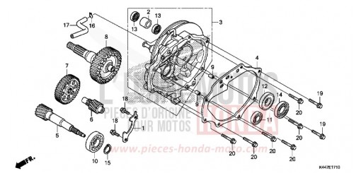 TRANSMISSION NSC110MPDK de 2019