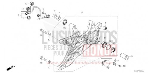 SWINGARM NSS125ADT de 2026