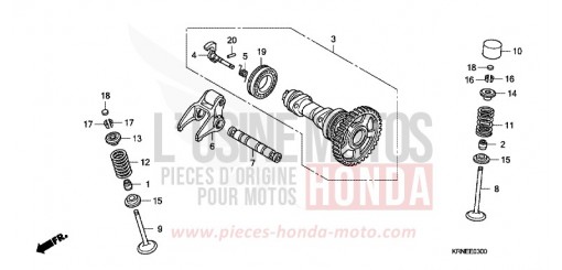 CAMSHAFT/VALVE CRF250RC de 2012