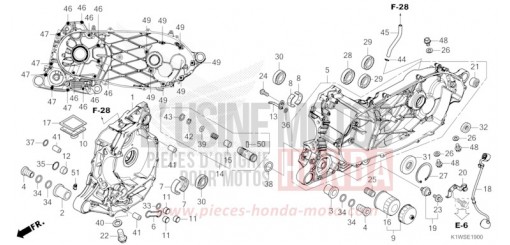CRANKCASE SH350AT de 2026