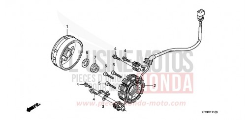 GENERATOR CRF250RC de 2012