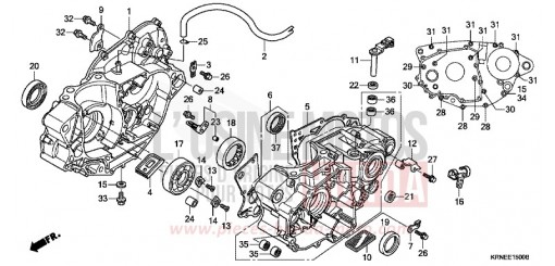 CRANKCASE CRF250RC de 2012