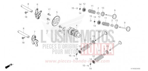 CAMSHAFT/VALVE SH350AT de 2026
