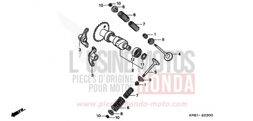 CAMSHAFT/VALVE NSS2501 de 2001