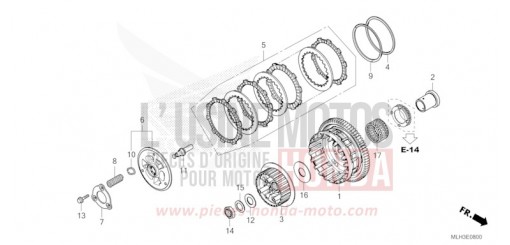 KUPPLUNG CMX500A2R de 2024