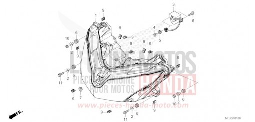HEADLIGHT GL1800DAT de 2026