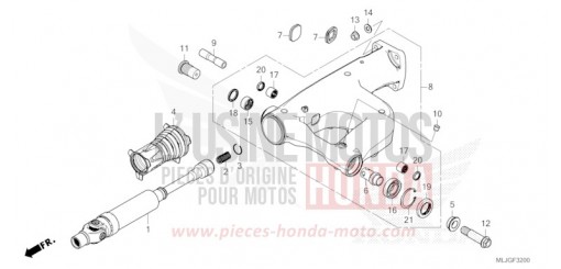 SWINGARM GL1800DAT de 2026