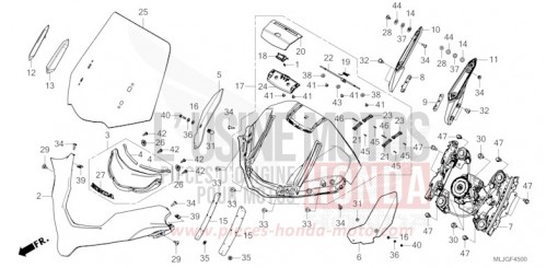 WINDSCREEN GL1800DAT de 2026