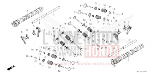 CAMSHAFT/VALVE GL1800DAT de 2026