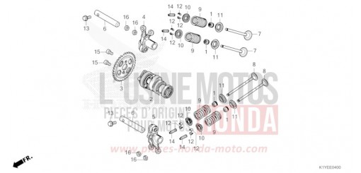 CAMSHAFT/VALVE WW125SS de 2025