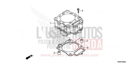 CYLINDER CRF250RF de 2015