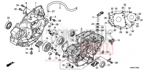 CRANKCASE CRF250RG de 2016