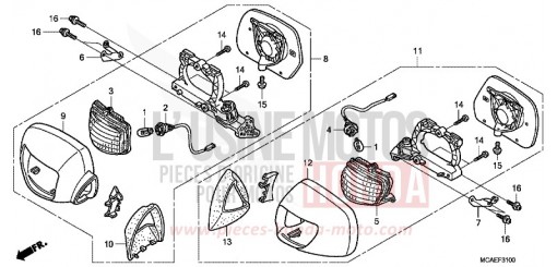 WINKER/MIRROR GL18009 de 2009