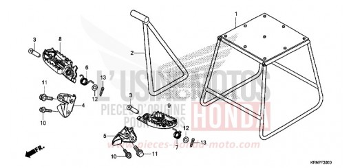 STAND/STEP CRF250RG de 2016