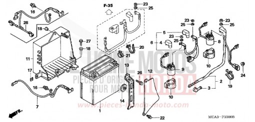 BATTERIE GL1800A2 de 2002