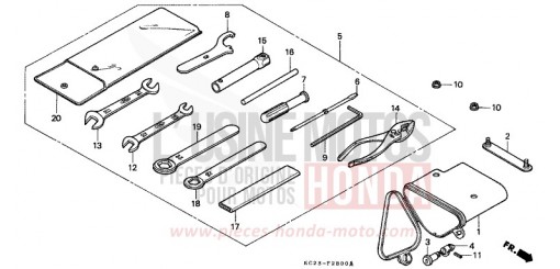 TOOLS CM125CC de 1982