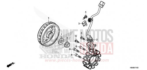GENERATORE CRF250RJ di 2018