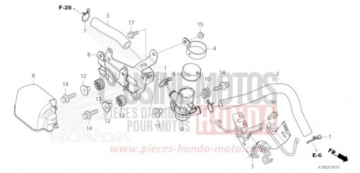 TAILLIGHT CM125CJ de 1988
