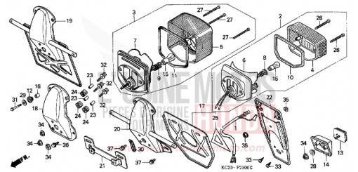 TAILLIGHT CM125CJ de 1988