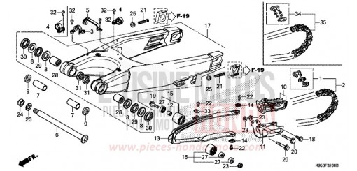 FORCELLONE CRF250RK di 2019