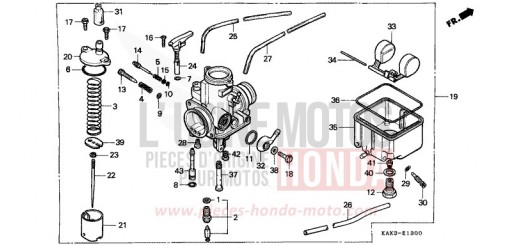 CARBURETOR CRM125RM de 1991