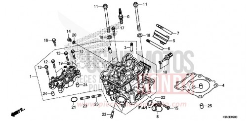 TESTATA CRF250RL di 2020