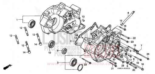 CRANKCASE CRM125RP de 1993