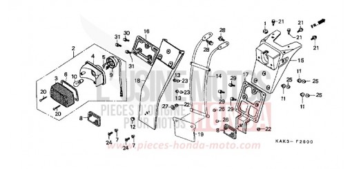 TAILLIGHT CRM125RR de 1994
