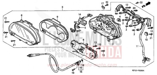 SPEEDOMETER FES250W de 1998