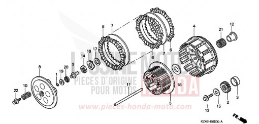 CLUTCH CR125R4 de 2004