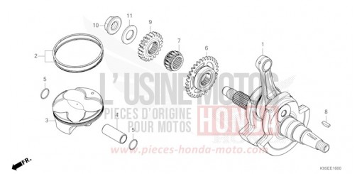 CRANKSHAFT/PISTON CRF250RN de 2022