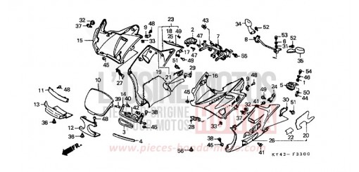 COWL NSR125RL de 1990