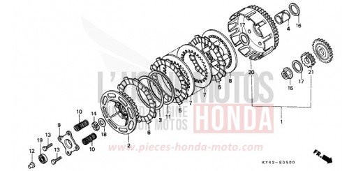 CLUTCH NSR125RN de 1992