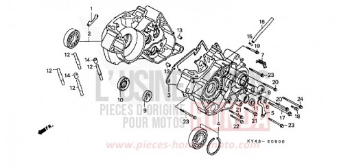 CRANKCASE NSR125RN de 1992