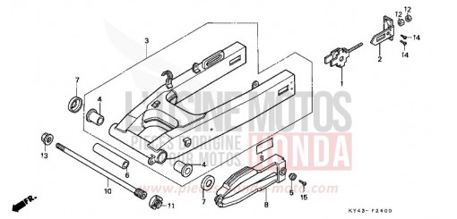 SWINGARM NSR125RN de 1992