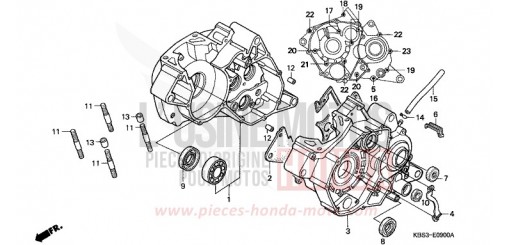 CRANKCASE NSR125RV de 1997
