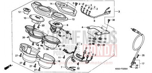 METER NSR125RW de 1998