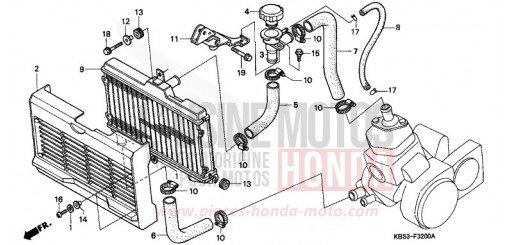 RADIATOR NSR125RX de 1999