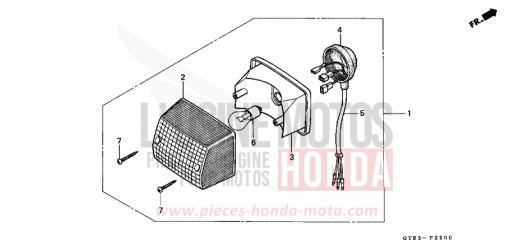 TAILLIGHT PK50L de 1990