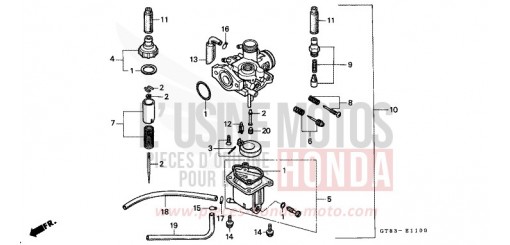 CARBURETOR PK50ML de 1990